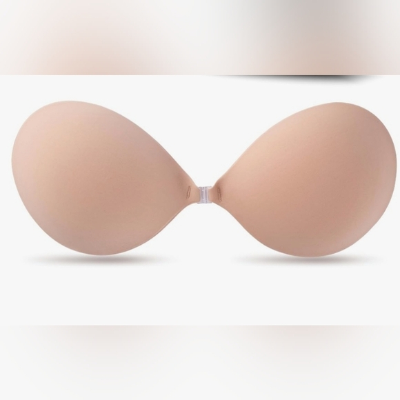Backless Strapless Self Adhesive Stick On Bra  - Nude - Fits A Cups - New - Picture 1 of 4